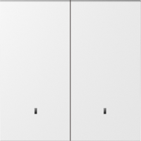 Клавиша 2-я с подсветкой, матовый белый, серия S08