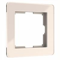 W0012743/ Рамка на 1 пост Acrylic (айвори)