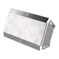 Угол вертикальный внешний 45 градусов с крышкой Стандарт 400х100 Промрукав