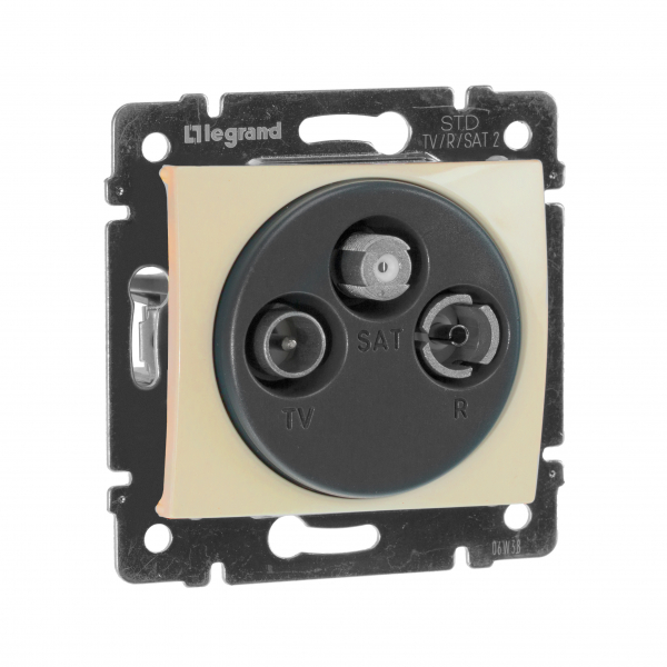 Legrand Valena Крем Розетка TV-FM-SAT оконечная 2400MHz 10 дБ