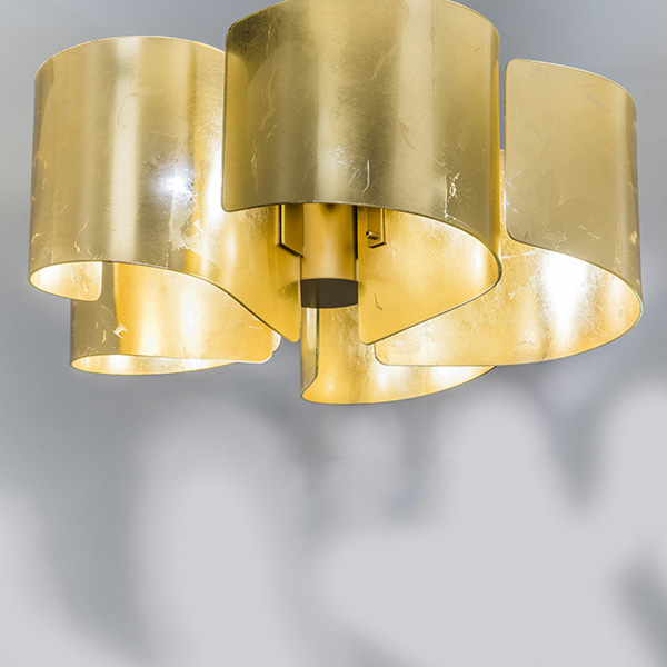 811052 Люстра PITTORE 5х40W E27 GOLDEN