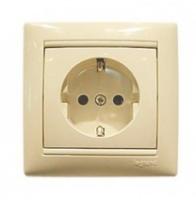 Legrand Valena Крем Розетка 1-ая с/з литая
