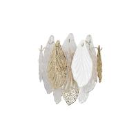 5052/3W HALL ODL24 625 золото/белый/прозрачный/металл/стекло/фарфор/металл Бра E14 3*40W LACE