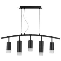 LR7353738721 Люстра RULLO 5х50W GU10 ЧЕРНЫЙ (571735+214437-3+214487-2+202431-5)