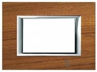 BT Axolute Тиковое дерево Рамка 3 мод прямоугольная