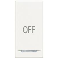 BT Axolute White Клавиши с символами для системы автоматизации для 1 функции - 1 мод.  OFF