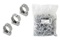 Крепеж-клипса для трубы D32 мм с фиксатором TDM