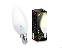 Лампа LED C37-PR 8W E14 3000K (75W)