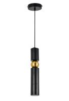 Светильник подвесной AM 498 black + bronzing