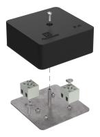 Коробка огнестойкая для кабель-канала 40-0450-FR2.5-4 Е15-Е120 RAL9005 75х75х30 (87 шт/кор) Промрукав