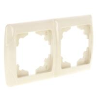 Лондон Рамка 2-местная горизонтальная бежевая EKF