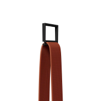 TR5518-BK Накладное крепление гибкого трека-ремня Belty, серия Base, H50мм, IP20, черный, пластик