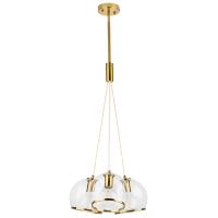 729031 Люстра SFERICO 3х40W E27 ЛАТУНЬ/ПРОЗРАЧНЫЙ