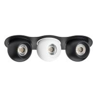 i637726272 Светильник INTERO LED 9W*3 850LM*3 24G ЧЕРНЫЙ/БЕЛЫЙ 3000K (217637+217072+217062+217072)