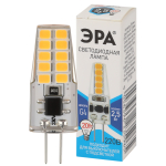 Лампочка светодиодная ЭРА STD LED-JC-2,5W-220V-SLC-840-G4 G4 2,5Вт силикон капсула нейтральный белый свет