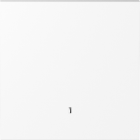 Клавиша 1-я с подсветкой, глянцевый белый, серия S08