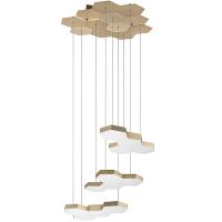 750223 Люстра подвесная FAVO LED-60W 2880LM Satin Gold 4000K