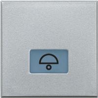 BT Axolute Алюминий Клавиши с подсвечиваемыми символами для выключателей в дизайне AXIAL - 2 модуля