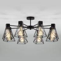 Потолочная люстра в стиле лофт 70107/8 черный