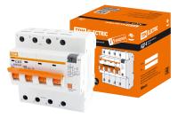 Диф.автомат АД14 4P, C63, 300мА, 4,5кА, тип АС, 5 мод, TDM