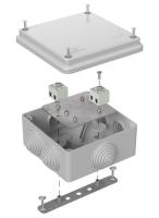 Коробка огнестойкая для о/п 40-0300-FR2.5-4 Е15-Е120 RAL7035 100х100х50 (14 шт/кор) Промрукав