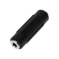 Переходник 3,5мм стерео гнездо - 3,5мм стерео гнездо, пластик REXANT