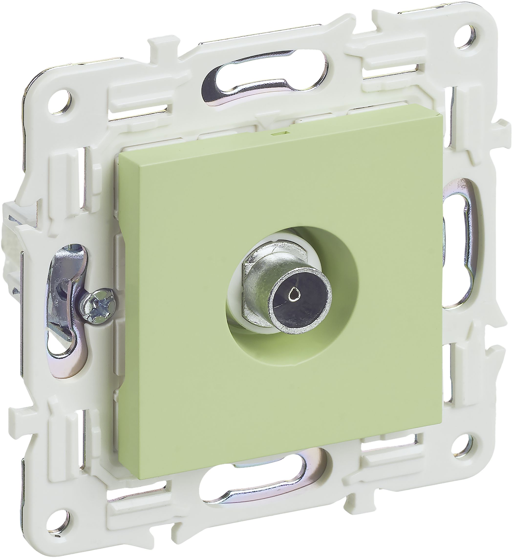 SKANDY Розетка TV оконечная SK-A12G мятный IEK