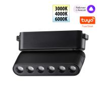 359464 SHINO NT24 000 черный Трековый смарт-светильник для низковольтного шинопровода с двумя режимами работы IP20 LED 6W 24V 3000-6000K EASY