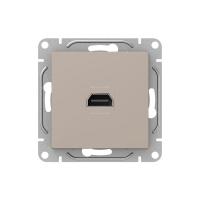 Механизм розетки HDMI, кремовый Эпика EKF