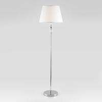 Напольный светильник с тканевым абажуром 01072/1 хром