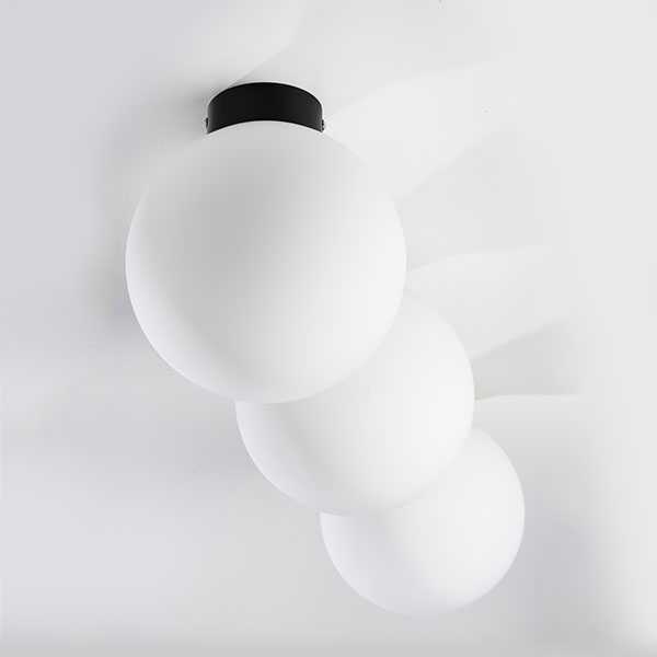 812027 Люстра GLOBO 1х40W E14 matt black/white