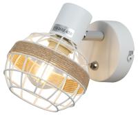 Светильник настенно-потолочный  спот Rivoli Anselma 7034-701 1 x E14 40 Вт поворотный с выключателем