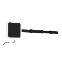 99595 Светодиодное бра CARTIGNANO, 7,8W(LED), сталь, черный, пластик, белый