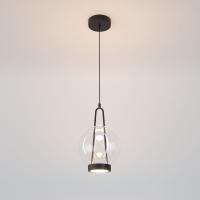Подвесной светодиодный светильник со стеклянным плафоном 50267/1 LED черный