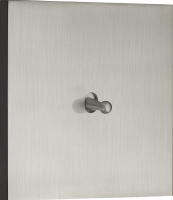 Выключатель звонкового типа на 1 тумблер, каплевидный, 10AX 250V, вороненая сталь,серия N96