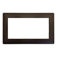 Рамка  2-местная (без перемычки),  пластик, STEKKER, PFR00-7012-04, серия Катрин, шоколад