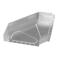 Угол горизонтальный 90 градусов Стандарт INOX (AISI 304) 400х100 Промрукав