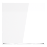 Выключатель встраиваемый VOLTUM S70 одноклавишный с подсветкой 10А, (белый глянцевый)