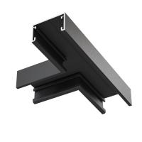 Т- образный коннектор накладной Basity, черный