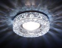 S241 CH хром/прозрачный хрусталь/MR16+3W(LED WHITE)