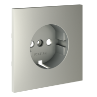 Накладка для розетки с заземлением, S70 (сталь)