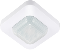 Датчик присутствия потолочный, накладной, 3-х проводной, макс.2000Вт, IP20, белый