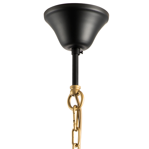 735050 Люстра EPSILON 5х40W E14 ЧЕРНЫЙ/ЗОЛОТО