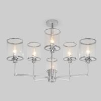 Потолочная люстра со стеклянными плафонами 60144/6 хром