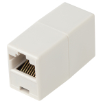 RJ01AD  Проходной адаптер RJ45-RJ45 ЭРА RJ01AD категория 5е неэкранированный упаковка 20 штук