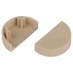 EC-KK-20-12-B  Заглушка ЭРА EC-KK-20-12-B для полукруглого кабель-канала бежевая 20х12мм 2шт/комплект