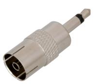 Переходник гнездо TV – штекер 3,5 мм mono REXANT 