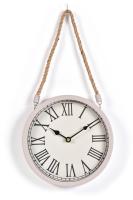 Innova Часы W08310, материал металл + крафт веревка, диаметр 22 см, цвет темно серый (4/240)