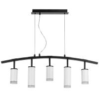 LR7353638620 Люстра RULLO 5х50W GU10 ЧЕРНЫЙ/БЕЛЫЙ (571735+214436-3+214486-2+202430-5)