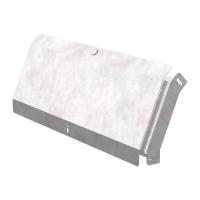 Угол вертикальный внешний 45 градусов с крышкой Стандарт 600х50 Промрукав